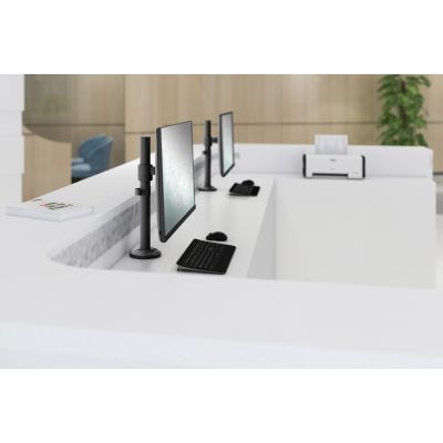 5. Uniwersalny pojedynczy uchwyt kolumnowy na monitor Digitus