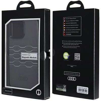 7. Etui Audi IML MagSafe na iPhone 15 Pro Max - czarne
