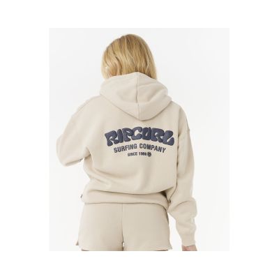 5. Bluza RIP CURL Surf Puff Heritage Hood beżowa