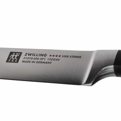 4. Zestaw noży  ZWILLING Four Star 35145-000-0 (Blok samoostrzący, Nożyczki, Nóż x 5)