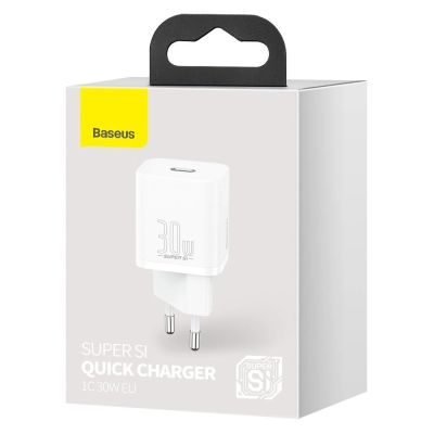 5. Baseus Super Si 1C szybka ładowarka USB Typ C 30W Power Delivery Quick Charge biały (CCSUP-J02)