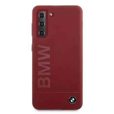 3. Etui BMW Silicone Signature Logo na Samsung Galaxy S21+ - czerwone