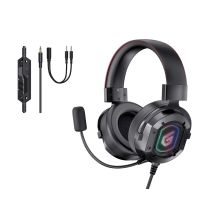 Conceptronic ATHAN03B słuchawki/zestaw słuchawkowy Przewodowa Opaska na głowę Gaming Czarny