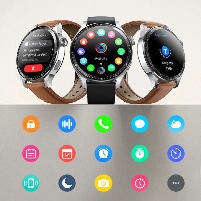 13. Smartwatch Joyroom Classic Series JR-FC2 Pro z funkcją odbierania połączeń - srebrny