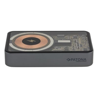 7. PATONA Premium Powerbank Clear 3.0 PD20W 10.000mAh MagSafe z ładowaniem bezprzewodowym