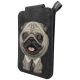 4. Portfel Magnetyczny Nimmy New Big-Eye Cute Pets 2.0 Dog ze stojakiem na telefon - czarny