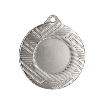 Medal srebrny ogólny z miejscem na emblemat 25 mm - medal stalowy