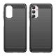 2. Elastyczne etui wzór karbon do Samsung Galaxy M14 Carbon Case - czarne