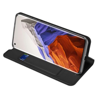 6. DUX DUCIS Skin Pro kabura etui pokrowiec z klapką Xiaomi Mi 11 Pro czarny