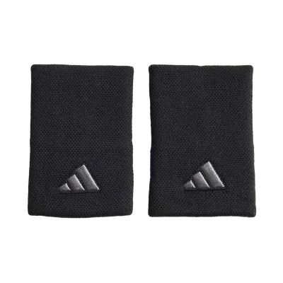 Frotki na rękę adidas Tennis Wristband Large 2 szt. czarne IA7544