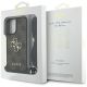 7. Etui Guess 4G Big Logo Cord Stap Crossbody do iPhone 16 Plus brązowy