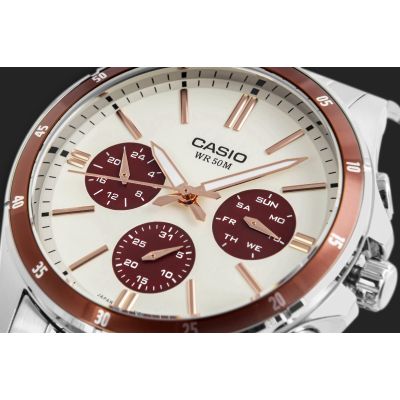 4. Zegarek Męski CASIO MTP-1374D-5A2 + BOX