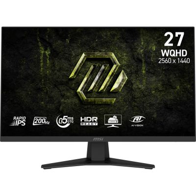 8. MSI MAG 274QF E20 monitor komputerowy 68,6 cm (27") 2560 x 1440 px Wide Quad HD LCD Czarny