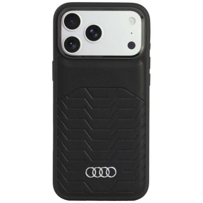 Etui Audi GT Synthetic Leather MagSafe na iPhone 18 Pro Max / 17 Pro Max - czarne