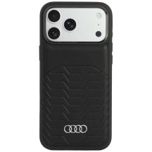 Etui Audi GT Synthetic Leather MagSafe na iPhone 18 Pro Max / 17 Pro Max - czarne