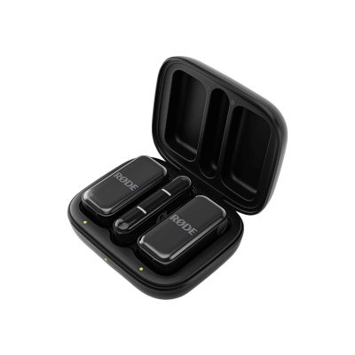 RODE Wireless Micro - 2-kanałowy cyfrowy system bezprzewodowy (USB-C, Czarny)