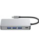 4. Adapter Tech-Protect HB05 HUB 9w1 USB-C + USB2.0 + USB3.0 + HDMI 4K 60HZ + SD / TF + PD100W + RJ45 - szary