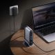 17. Stacja dokująca USB-C Baseus UnionJoy 2xHDMI4K@60Hz 1xDP4K@60Hz 3xUSB-A3.0 2xUSB-C3.0 2xUSB-A2.0 1xRJ45 PD PC 1xSD+TF 1x3.5mm minijack - szara