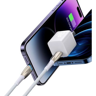 8. Kabel Baseus CADH000002 Lightning - USB-C PD 20W 480Mb/s 1m - biały