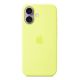 2. Silikonowe etui Apple iPhone 17 z MagSafe - Neon Yellow