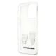 7. Etui Karl Lagerfeld Transparent Karl & Choupette na iPhone 13 Pro / 13 - przezroczyste