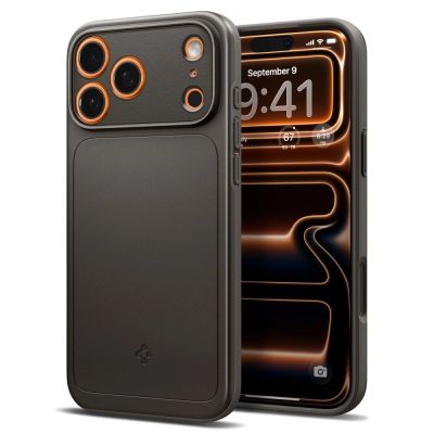 3. Etui Spigen Thin Fit MagSafe na iPhone 17 Pro Max - szare