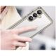 5. Etui silikonowe Outer Space Case z żelową ramką do Samsung Galaxy S25+ - przezroczysto-czarne