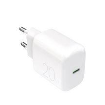 Ładowarka sieciowa Puro PROLITE 20W USB-C - biała