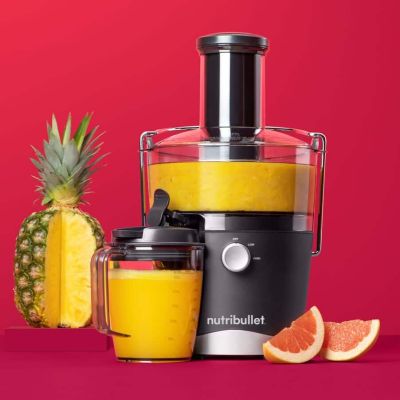 8. Wyciskarka NutriBullet NBJ100G, Szary, 1,5 L, 0,8 L, Obrotowy, Plastikowy, Stal nierdzewna, 800 W