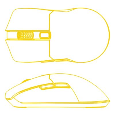 16. HATOR Pulsar 3 Wireless myszka Gaming Oburęczny RF Wireless + Bluetooth + USB Type-C Optyczny 12000 DPI