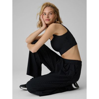 4. Crop-top slim w paski damski  4F 4FRAW26TSLEF373-20S