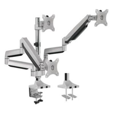 5. Uchwyt do monitora Logilink TIS 13"-32" 3TFT 2X4Gel. 1X1Joint srebrny Max. 7KG