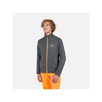 7. Bluza Rossignol Blackside Fleece Fz szary