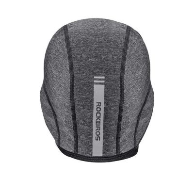 4. Rockbros czapka pod kask softshell, szara