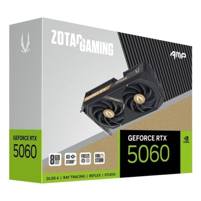 7. Zotac GAMING GeForce RTX 5060 AMP NVIDIA 8 GB GDDR7