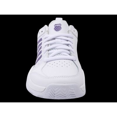 3. Sneakersy K-swiss COURT EXPRESS 2 WHITE/PURPLE HAZE/NEON LAVENDER-M (94428-151-M)