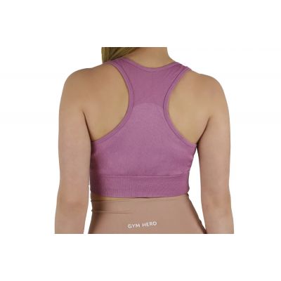3. Biustonosz GymHero Miami Cute Bra W BASIC-MAUVE