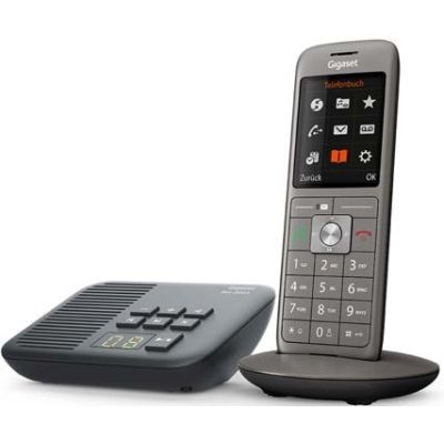 Telefon Gigaset CL660A w systemie DECT Antracyt, Czarny
