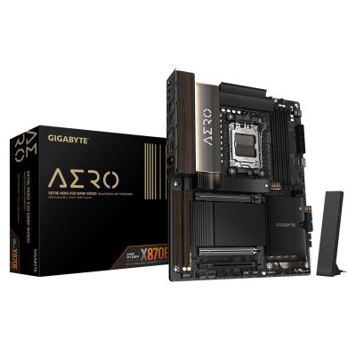 8. GIGABYTE X870E AERO X3D DARK WOOD AMD X870E Gniazdo AM5 ATX