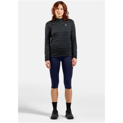 4. Legginsy damskie Odlo ESSENTIAL Tights 3/4 niebieskie