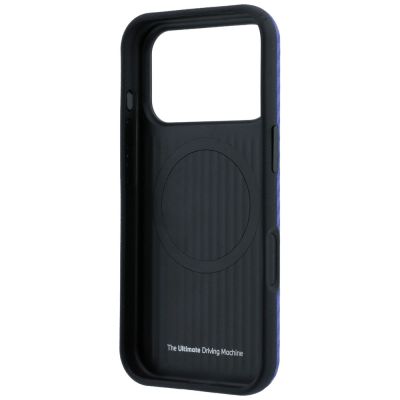 7. Etui BMW M Carbon Printed Ring MagSafe na iPhone 17 Pro Max / 18 Pro Max - niebieskie