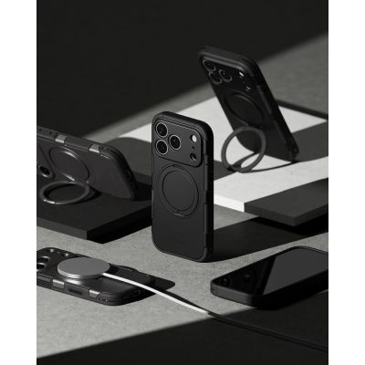 9. Etui Ringke Alles MagSafe na iPhone 18 Pro / 17 Pro - czarne