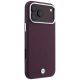 4. Etui BMW Sign Deboss Quilted Metal Logo MagSafe na iPhone 18 Pro / 17 Pro - bordowe