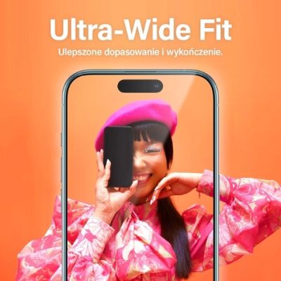 3. Szkło hartowane PanzerGlass Ultra-Wide Fit z pozycjonerem na iPhone 15 Pro