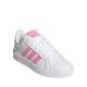 2. Buty dla dzieci adidas Grand Court 3.0 biało-różowe HP3528