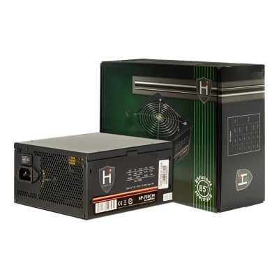 Inter-Tech HiPower SP-750CM moduł zasilaczy 750 W 20+4 pin ATX ATX Czarny