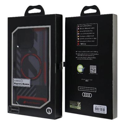 7. Etui Audi IML Sport MagSafe Case na iPhone 15 Pro Max 6.7" - czarne