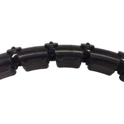 19. HULA HOP Z MASAŻEREM I OBCIĄŻENIEM CZARNY ENERO FIT