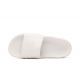 10. Klapki damskie/męskie adidas Adilette 22  Crystal White z wygodną profilowaną podeszwą białe (HQ4672)