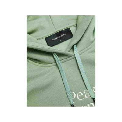 4. Bluza damska PEAK PERFORMANCE W Original Hood kolor zielony